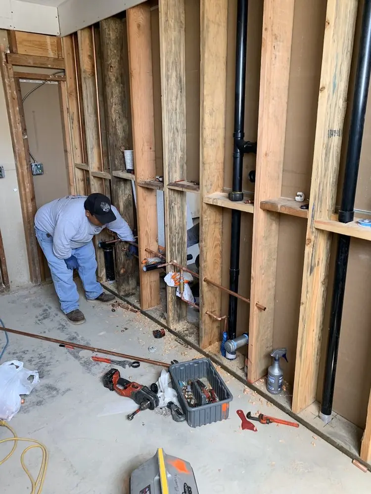 Commercial rough-in plumbing for Water Heater Replacement in Harbor Bluffs